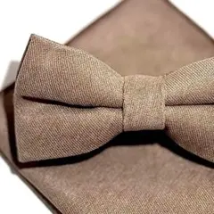 ★結婚式　メンズ　蝶ネクタイ　チーフ　無地　新郎 0p2v