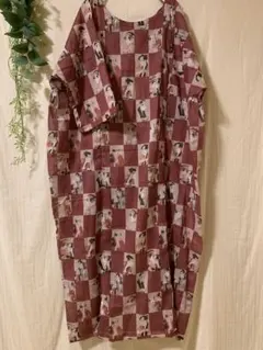 着丈107 綿ローン　ワンピース