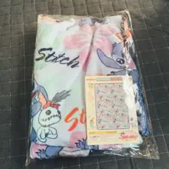 新品未使用！スティッチ フランネルボアブランケット