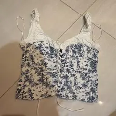 H&M DIVIDED トワルドジュイ柄 キャミソールのサムネイル