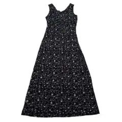 美品 allurevilleアルアバイル ノースリーブ フラワーロングワンピース 