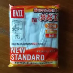 B.V.D. 綿100% VネックTシャツ 2枚組 LL