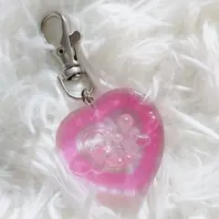 クリアピンクダブルハートシェイカー