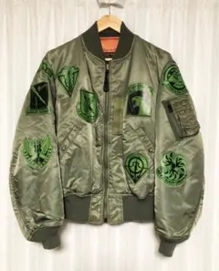 [AVIREX] MA-1 フルデコ フライトジャケット USA製 M