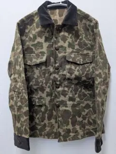 Ordinary 迷彩柄 ジャケット シャツ コーデュロイ襟付きフェルト