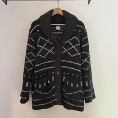 ※値下げ！ジェラートピケ ニットカーディガン チャコールグレー