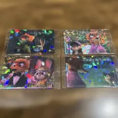 ズートピア ジュディ＆ニック カード 4枚セット