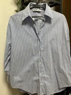 ストライプシャツ　ZARA xs