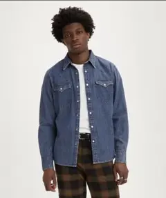 【新品】Levi's ウエスタンシャツ 定価9,900円 サイズS 長袖のサムネイル