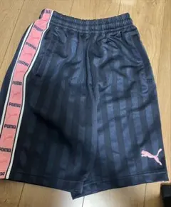 PUMA プーマ サイドライン ハーフパンツ S ピンク 男女兼用　Y2Kのサムネイル