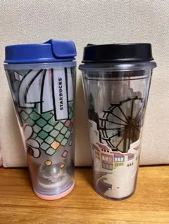 STARBUCKS タンブラー 2個セット　シンガポール　マーライオン