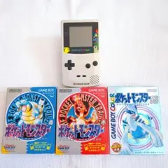 ポケモンセンター限定 ゲームボーイカラー本体 ポケットモンスター赤 青 銀任天堂