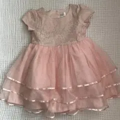 Biscotti Baby 18M ベビードレス ピンク