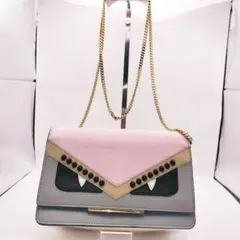 FENDI バグズモンスター チェーンショルダーウォレット クロスボディ バッグのサムネイル