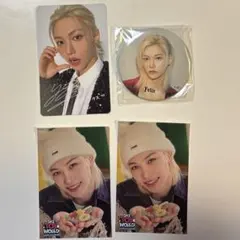 Stray Kids フィリックス トレカ　ステッカー　缶バッチ　セット