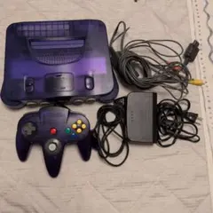 NINTENDO64 本体 ミッドナイトブルー コントローラーセット