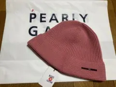 パーリーゲイツ　PGG ニット帽　ピンク　新品未使用