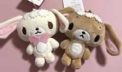 シュガーバニーズ　しろうさ　くろうさ　マスコットチャーム　アベイル