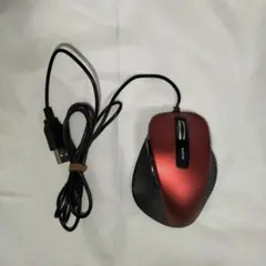 ELECOM EX-G USBマウス レッド