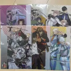 刀剣乱舞 A5クリアファイル全6種 セブンイレブン