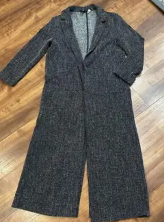 グレー系 チェスターコート ロングコート XS