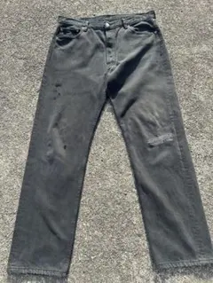 LEVI’S501ブラックデニム w36l32