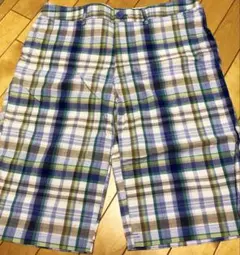 Eddie Bauerエディーバウアー　ショートパンツ　マドラスチェック ブルーのサムネイル