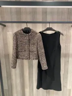 スーツ ノーカラージャケット