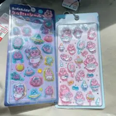 おぱんちゅうさぎ りったいシール ２枚セット　立体シール