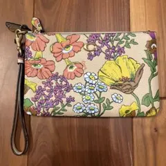 COACH 花柄 リストレット ポーチのサムネイル