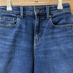 UNIQLO ジーンズ スリムストレートハイライズ ヒートテック 22（56㎝）