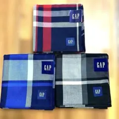 GAP★メンズ ハンカチ★3枚セット・チェック柄のサムネイル