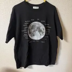 CIAOPANIC TYPY 月面プリント Tシャツ ブラック