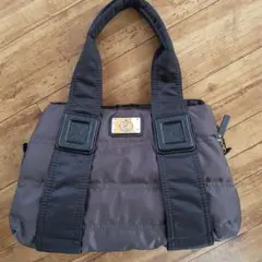 キルティングトートバッグ●チャコール●aroco