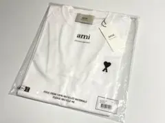 新品未使用 AMI PARIS 白Tシャツ M ハート刺繍のサムネイル