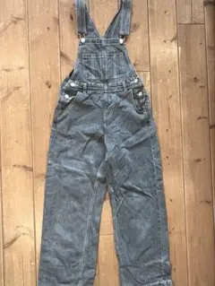 WEGO デニムオーバーオール サロペット レディース XS ブラック