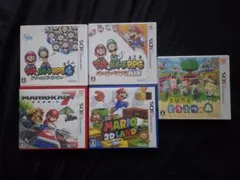 ニンテンドー3DS ソフト 5本セット マリオ どうぶつの森