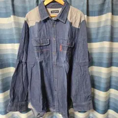 デニムブルー 長袖シャツ DRUGSTORE'S 52