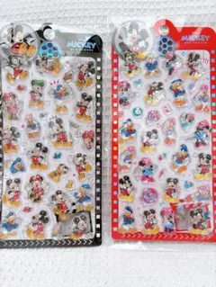 ミッキーと仲間たち　ボンボンドロップシール 2セット