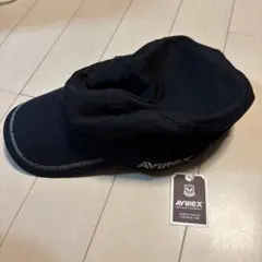 【新品・未使用タグ付き】AVIREX ワークキャップ ブラックのサムネイル