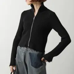 MM6 Maison Margiela ダメージ加工 ドライバーズニットのサムネイル