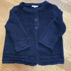 green label relaxing ネイビー カーディガン 38