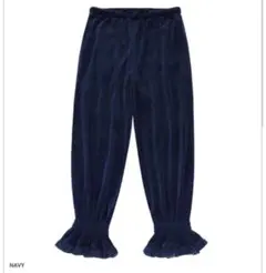 Katie TEA&CAKE long pants ベロアパンツ　ネイビー 2026年最新】Katie レディース カジュアルパンツの人気アイテム - メルカリ