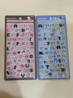 [正規品]ボンボンドロップシールmoji ハローキティ はびだんぶい 2点セット