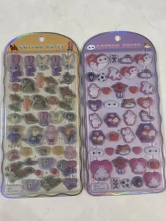 【正規品】ズートピア ベイマックス　コットンパフィー シール