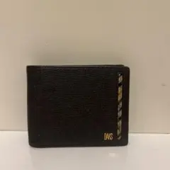 DAKS ダークブラウン 二つ折り財布のサムネイル