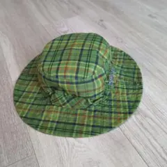 mont-bell キッズ バケットハット チェック柄