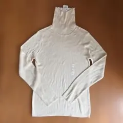 リブタートルネックセーター