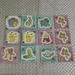 ポケモンスナックシール　いちご味　12枚セット　シークレット入り