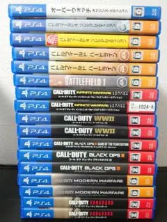 PS4 17本まとめ売り ゲームソフト セット コール コッド バトルフィールド